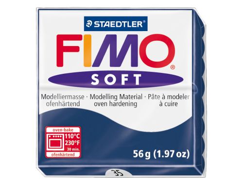 Pasta para modelar staedtler fimo soft 56 gr cor azul windsor , Staedtler , 54660 , 4006608809553